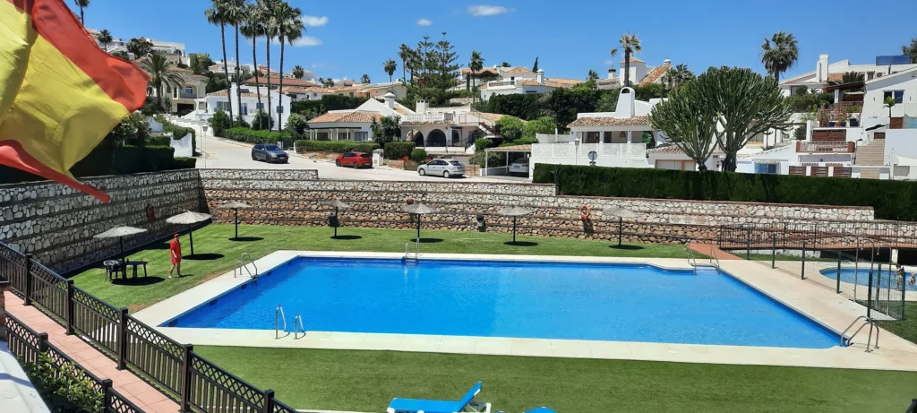 paisaje piscina